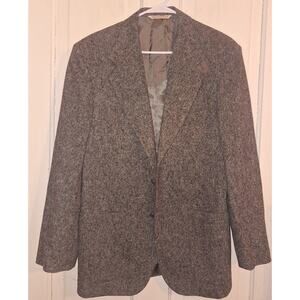 Vintage Men's Size 38R Options  Stanford 100% Virgin Wool Blazer Jacket Academia